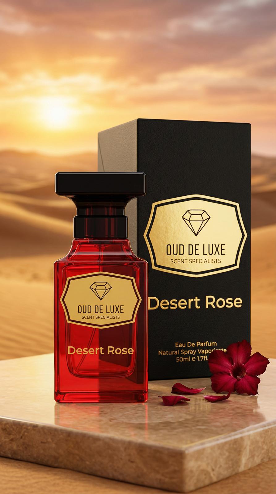 Desert Rose perfume bottle – oil-based EDP inspired by Louis Vuitton Les Sables Roses