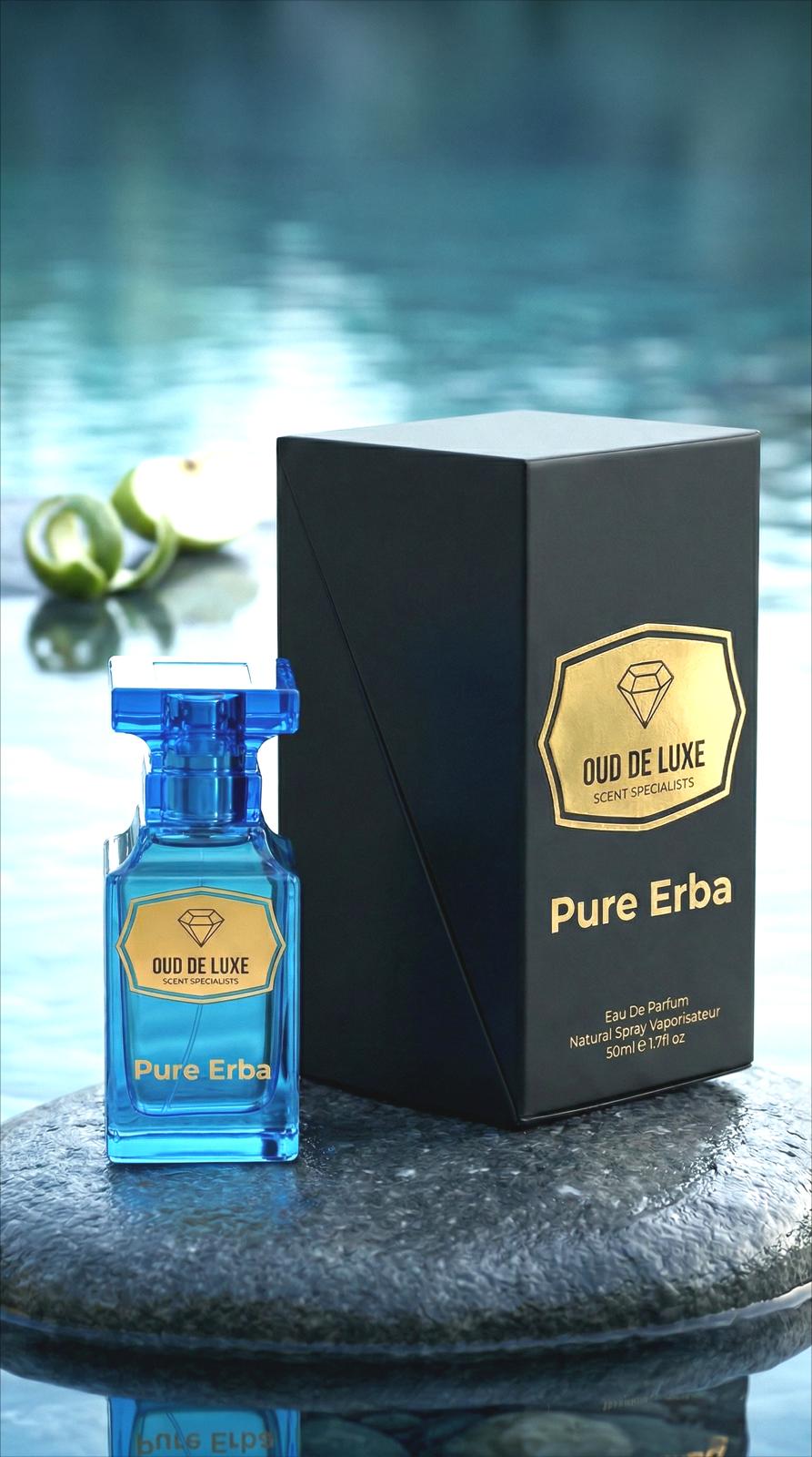 Pure Erba perfume bottle – oil-based EDP inspired by Xerjoff Erba Pura